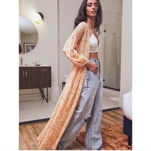 Free People Kadence Maxi Robe Duster